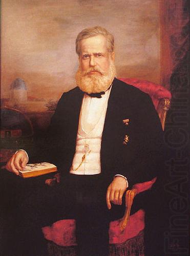 Portrait of Dom Pedro II, Delfim da Camara